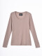 REMERA ISABEL BEIGE OSCURO