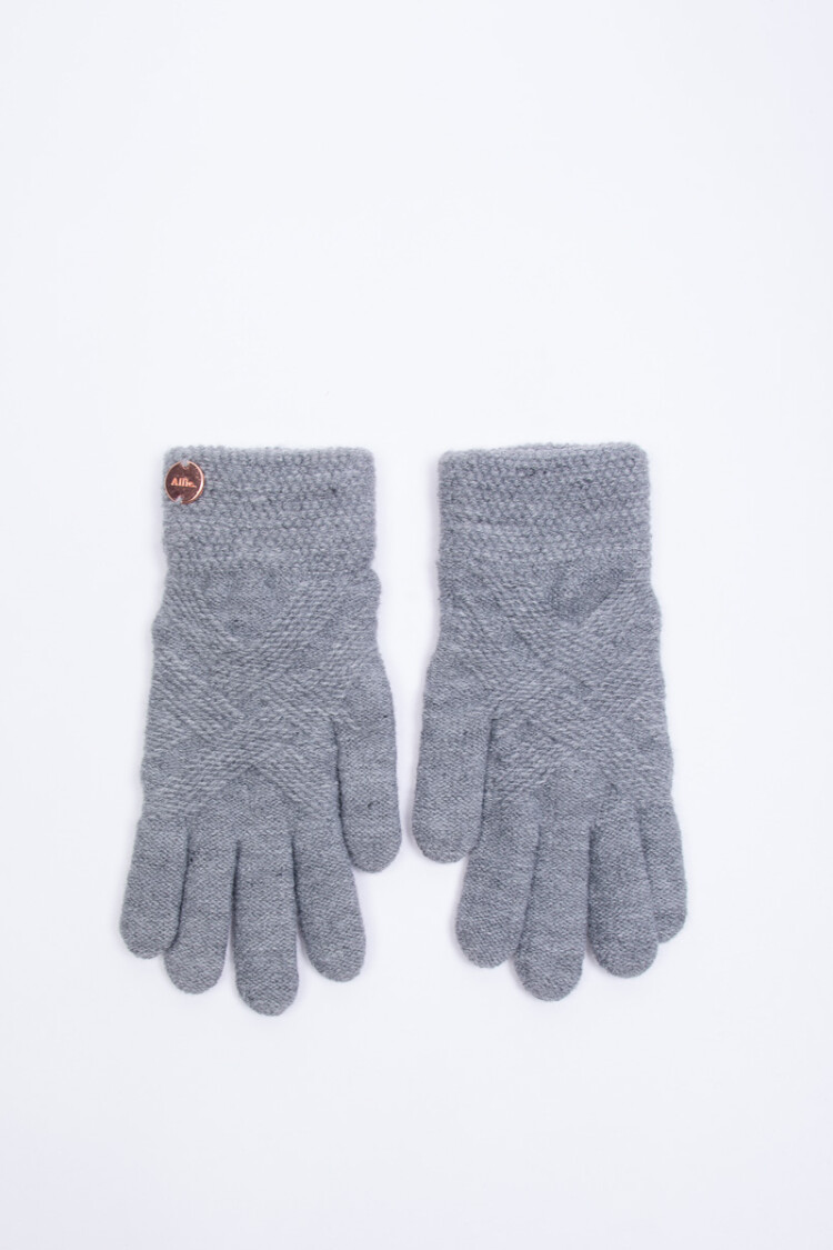 GUANTES ALEJO Gris Melange