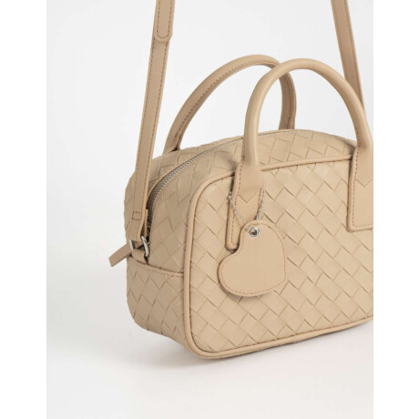 Cartera Bowling Marron Camel