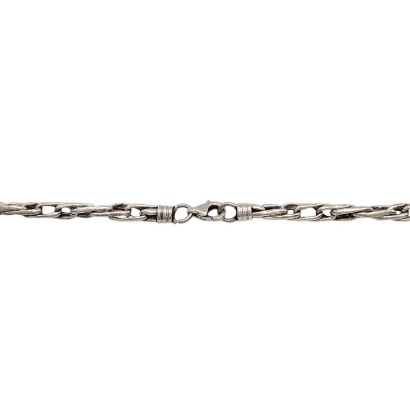 Cadena Singapur rolo-Plata y Oro-Sin piedra-CD5023 sinpiedra