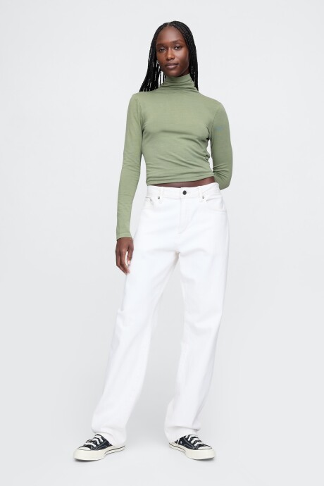 Remera Polera Mujer Calla Green 18-0435Tcx