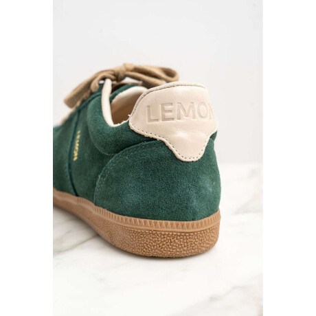 Zapatilla Gamuza Verde