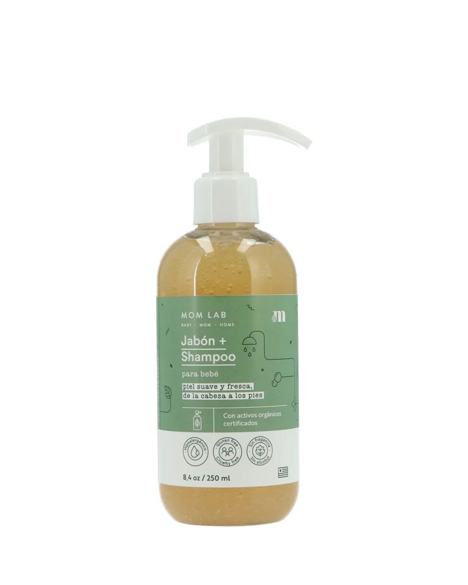 Jabón + Shampoo para bebé MOM LAB 
