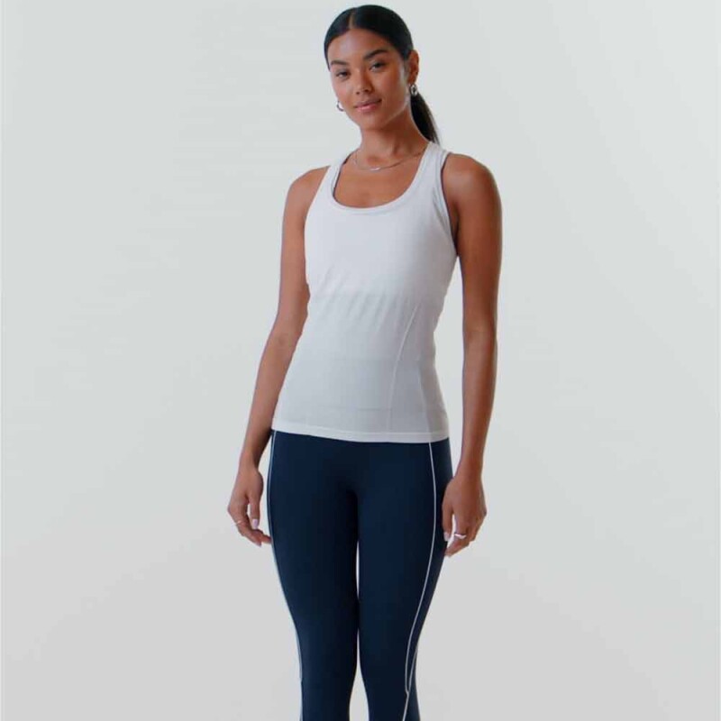 Polo Feather Tech+ Racerback Bividi Mujer Admiral Blue