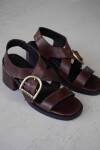 Buckle Sandals Chocolate