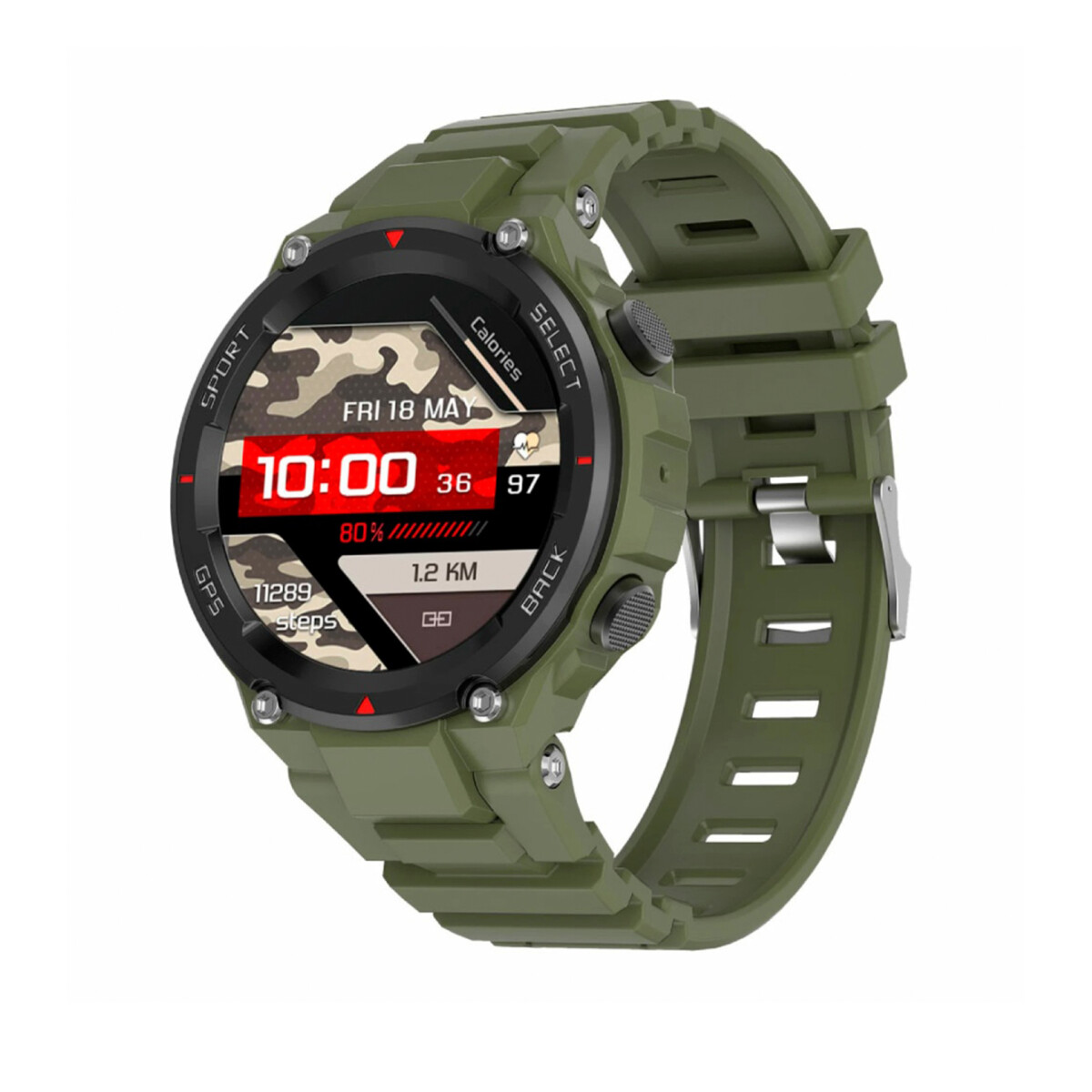 Smartwatch Reloj Smart Xion X-watch99 Grn Pantalla 1.3 Verde 