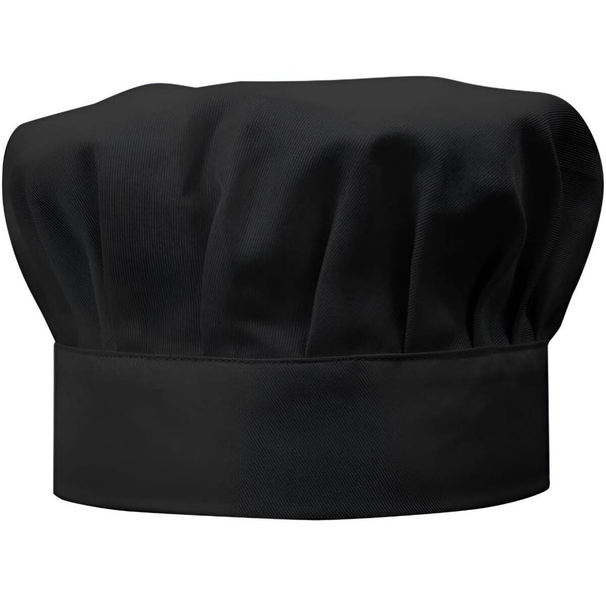 Gorro Chef Cocinero Sombrero Uniforme Unisex Cofia Cocina - Variante Color Negro 