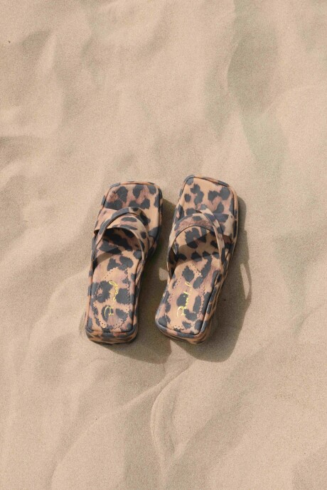 Sandalias Iara Animal Print Sandalias Iara Animal Print