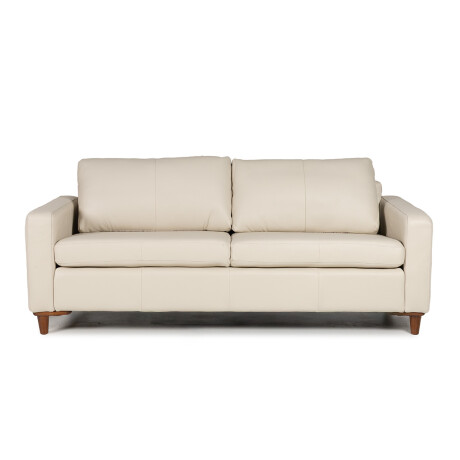 Sofá Sevilha - Cuero Natural - 3 cuerpos 1000 (Off White)