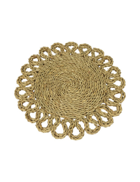 INDIVIDUAL CIRCULAR SEAGRASS D38CMS NATURAL INDIVIDUAL CIRCULAR SEAGRASS D38CMS NATURAL