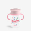 Vaso 360 entrenamiento KIKKABOO rosa