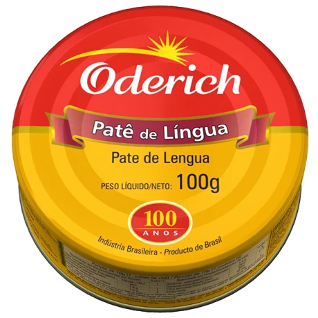 PATE ODERICH LATA 100G LENGUA Y CARNE PATE ODERICH LATA 100G LENGUA Y CARNE