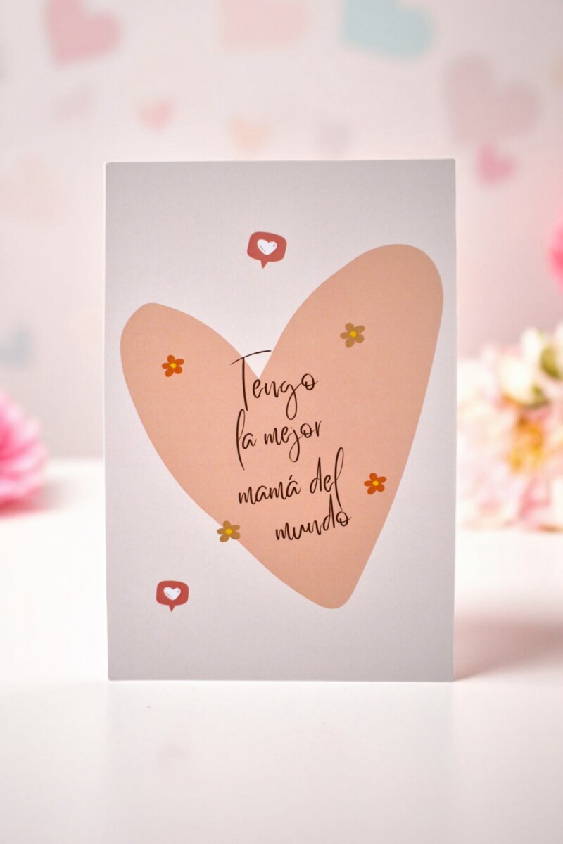Tarjeta día de la madre 10x15 - DISEÑO 15 