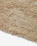 Alfombra Neade de algodón y poliéster beige 200 x 300 cm Alfombra Neade de algodón y poliéster beige 200 x 300 cm