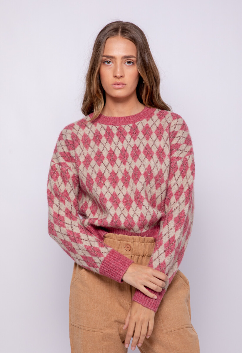 SWEATER IDANO - Bordó Merlot 