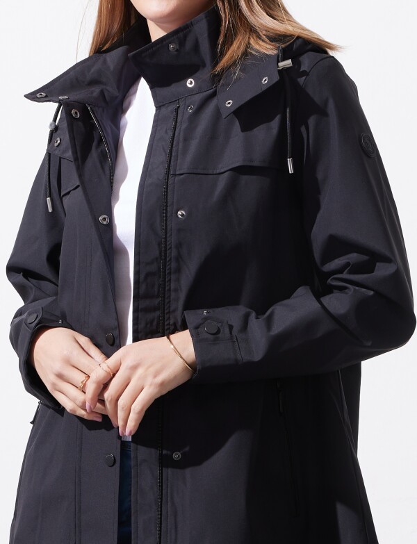 Gabardina Water Repellent NEGRO