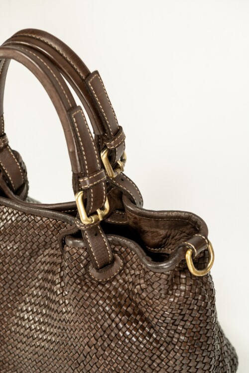 Cartera Lizza Marrón