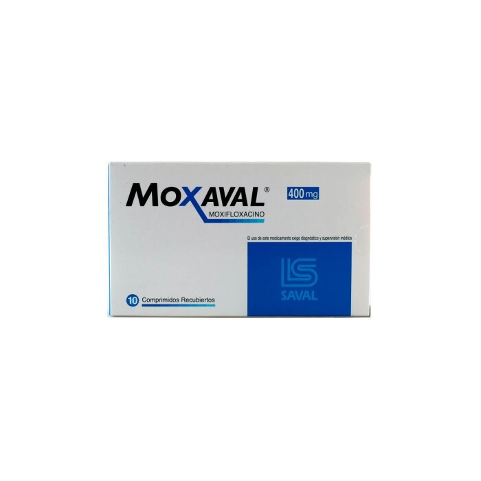 MOXAVAL 400 MG. CJ X 10 COMP. REC. única