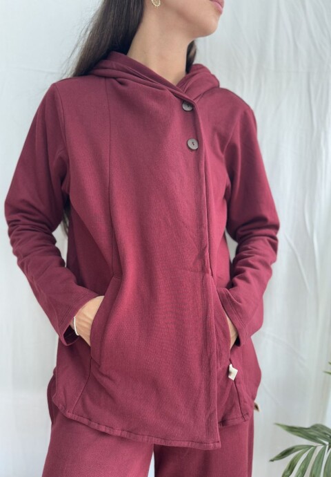 Campera Pipa Bordó