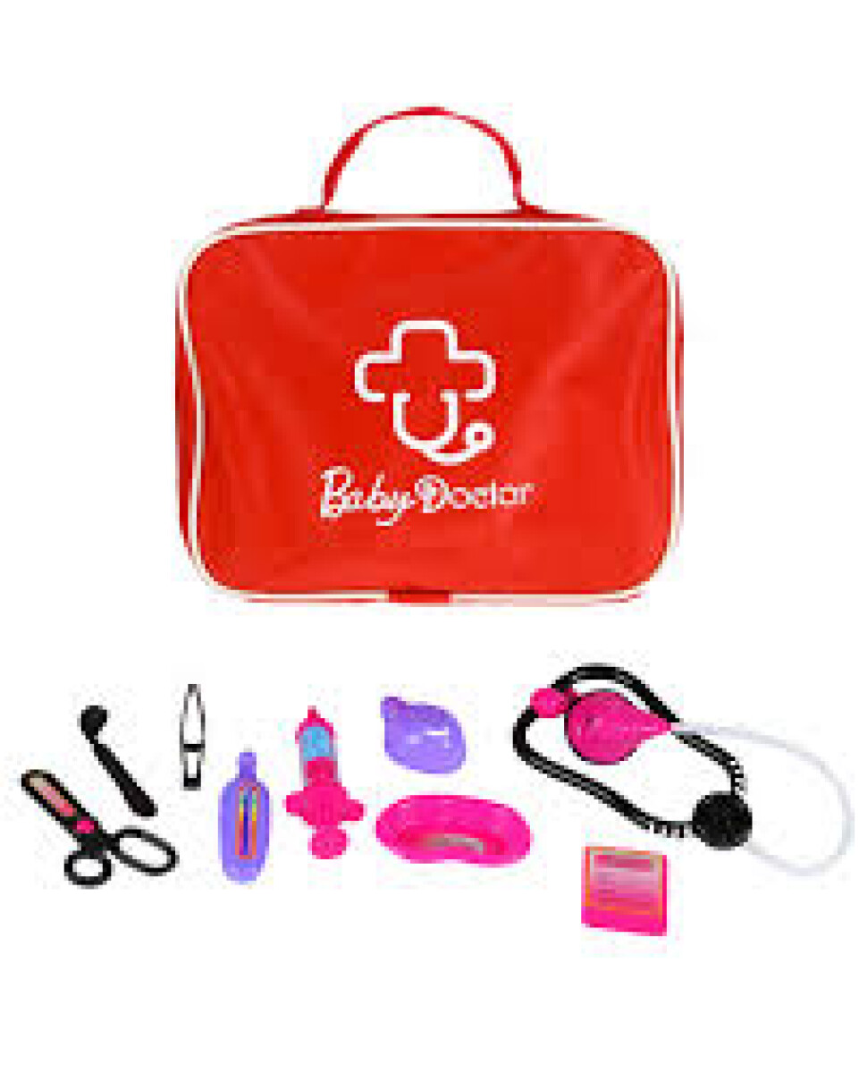 Set de doctor de juguete con bolso y accesorios 