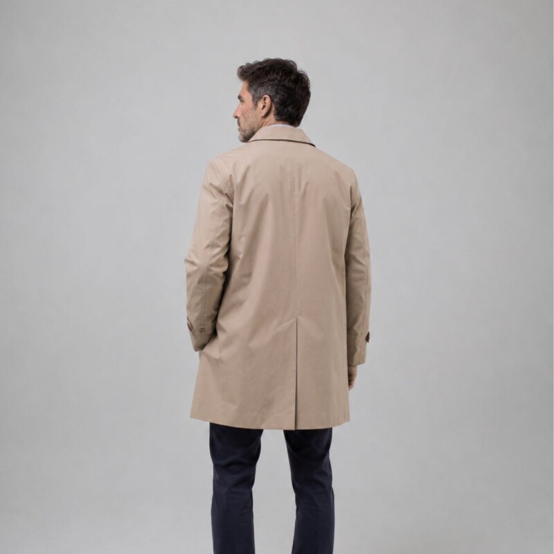 Gabardina impermeable Beige