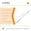 Barra Olímpica Profesional Lumax + 2 Mariposas 1.80mts Barra Olímpica Profesional Lumax + 2 Mariposas 1.80mts