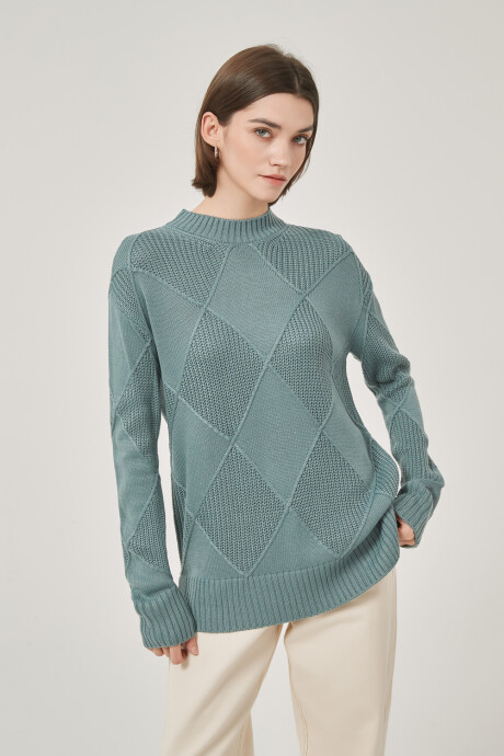 Sweater Cherish Petroleo Claro
