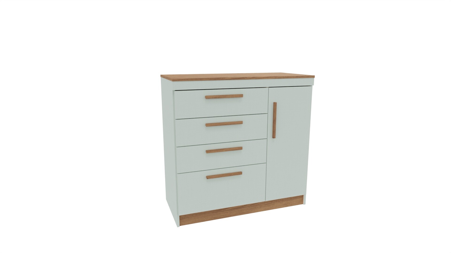 CASTRO- COMODA LILLE 3C 1P PISTACHO 1130A-A 