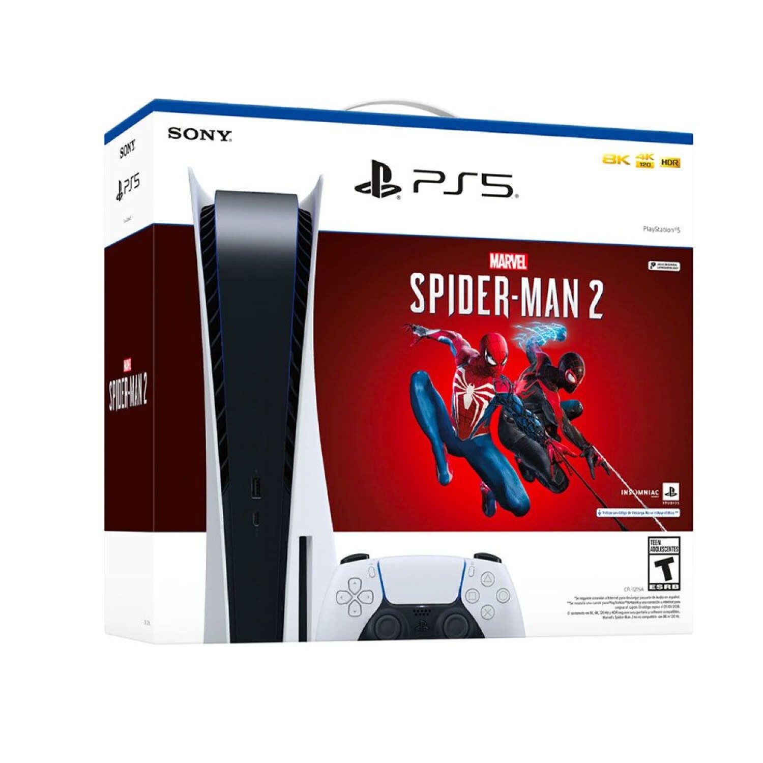 Sony Consola PlayStation 5 Marvel's Spider-Man 2 Standard - Blanco