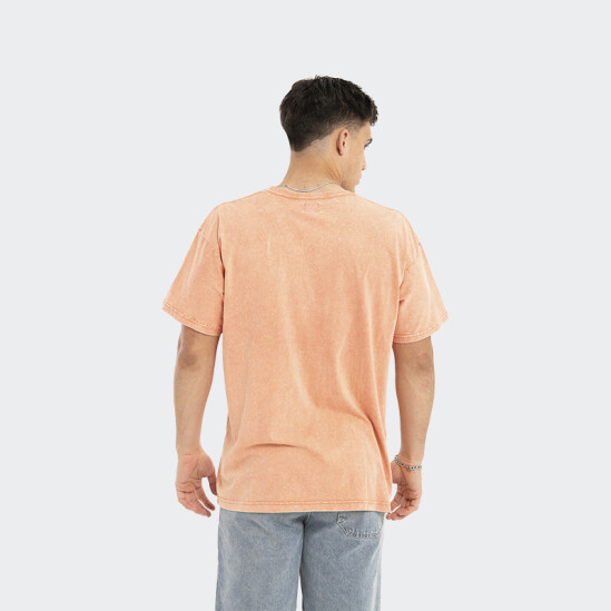 Remera Reef Oversize Front Woven Label Naranja