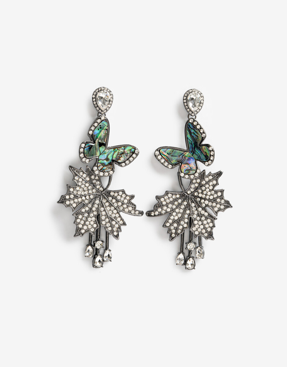 Aros Colgantes Mariposas 