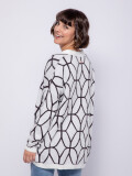 CARDIGAN BARCELONA Negro/Blanco