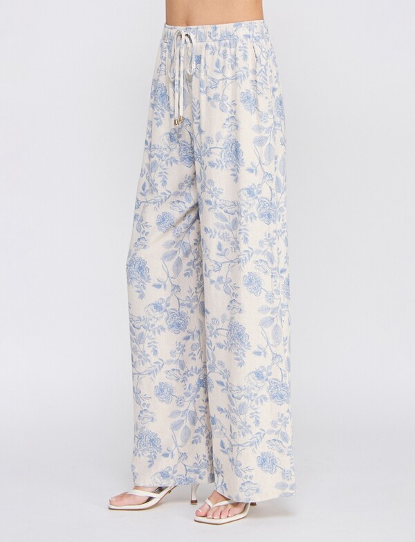 Palazzo De Lino Estampado MULTI/AZUL