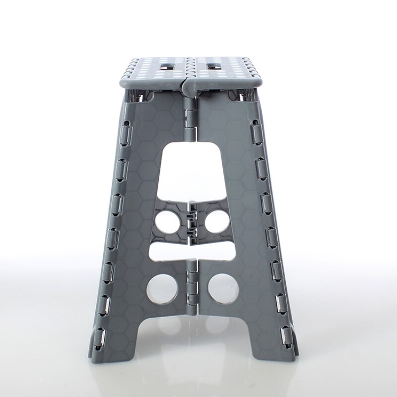 Banco plegable multiuso 45 cm gris