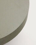 Mesa de centro Aiguablava de cemento verde Ø 90 cm