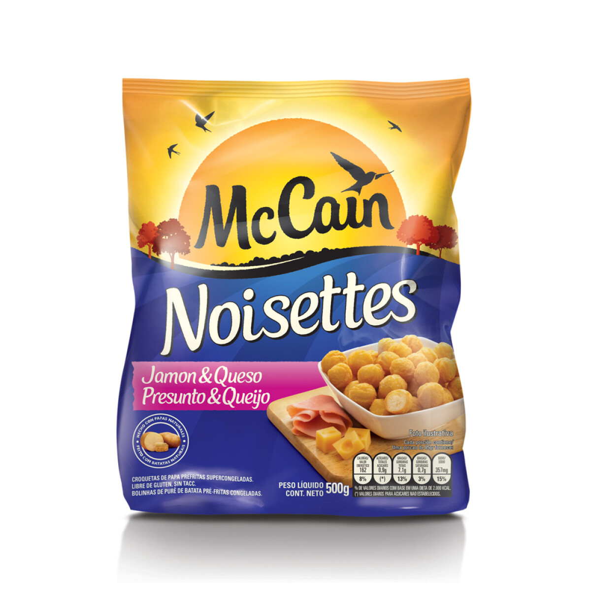 Noisette Mc Cain Jamon Y Queso 500 Gs 