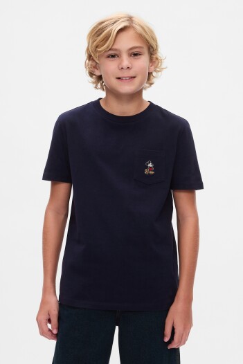 Remera Con Bolsillo Disney Niño Navy Uniform