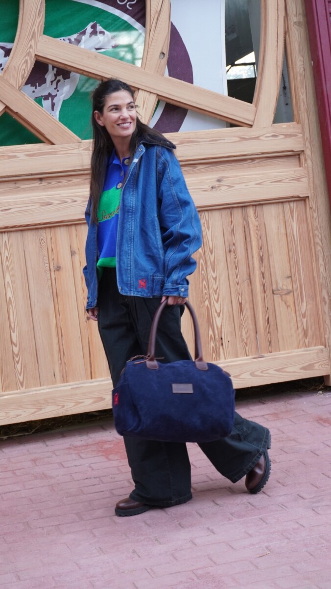Heart Break Handbag - Azul Marino 