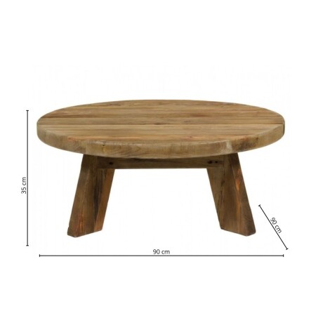 Mesa de living redonda Linea Rimini Mesa de living redonda Linea Rimini