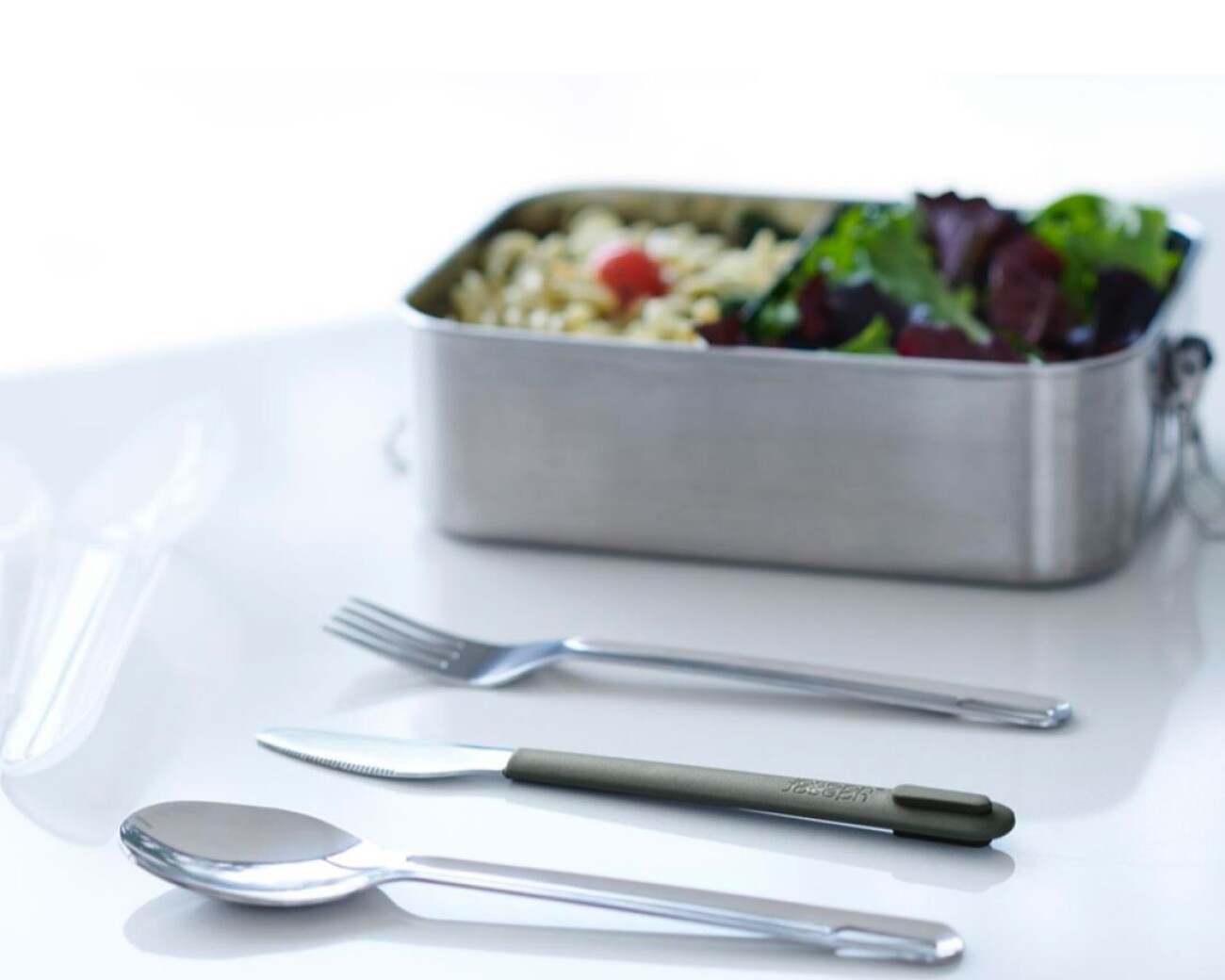 Set de Cubiertos 3-Piezas Portátil con Estuche Joseph Joseph Duo Set de Cubiertos 3-Piezas Portátil con Estuche Joseph Joseph Duo