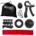Set Hand Grip Ejercitador Manos x 7 Expert Fitness Negro