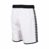 Bermuda Short Largo De baño Playa Deportivo Unisex Arena Icons Team Stripe Blanco