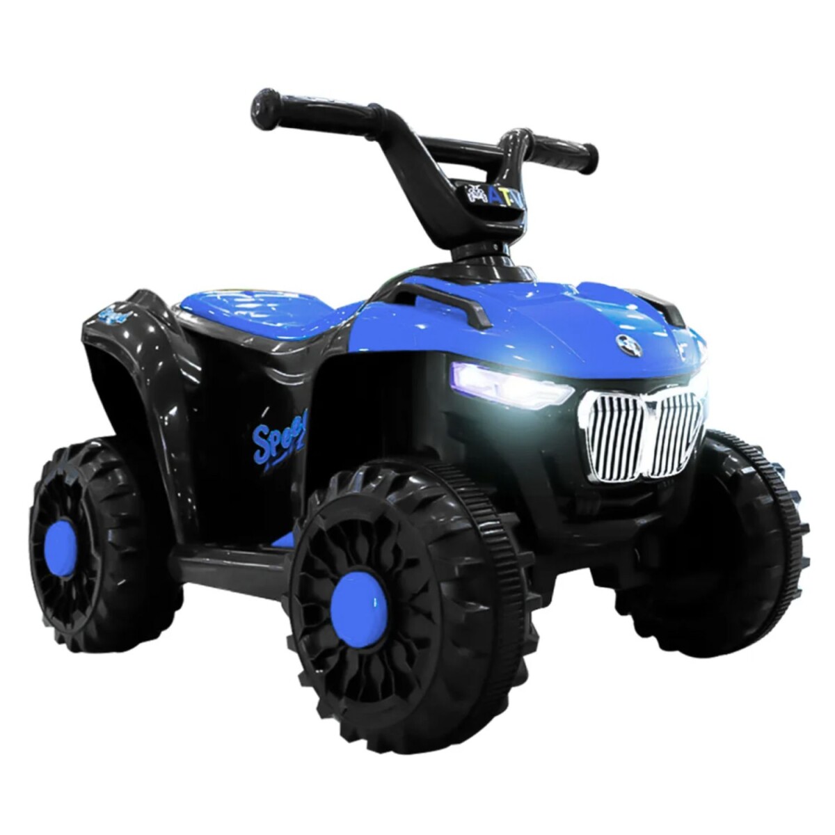 Cuatriciclo a Batería Lumax con Música y luces - Azul 