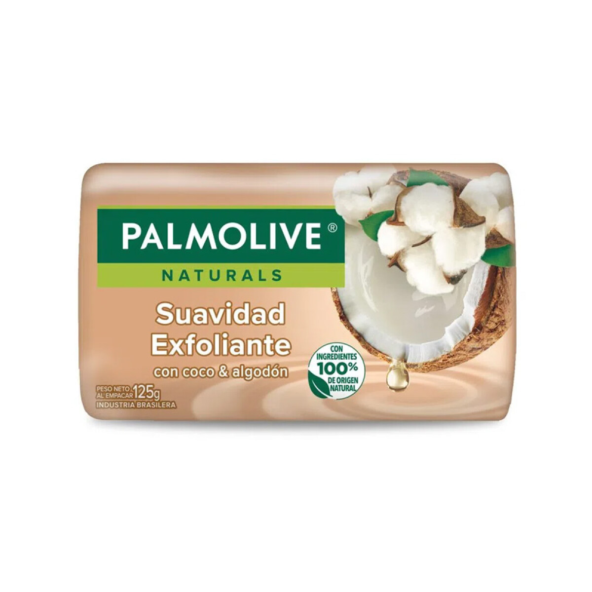 Jabón PALMOLIVE 125grs - Suavidad Exfoliante de Coco 