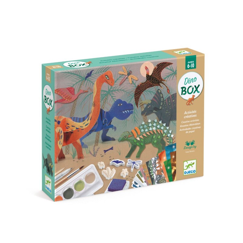Set de manualidades con 6 actividades diferentes 6-10 años - Dinosaurios Set De Manualidades Con 6 Actividades Diferentes 6-10 Años - Dinosaurios