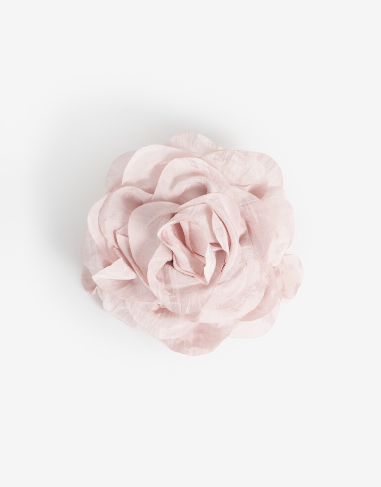 Hebillas Francesas Flores Hebillas - Rosa Claro