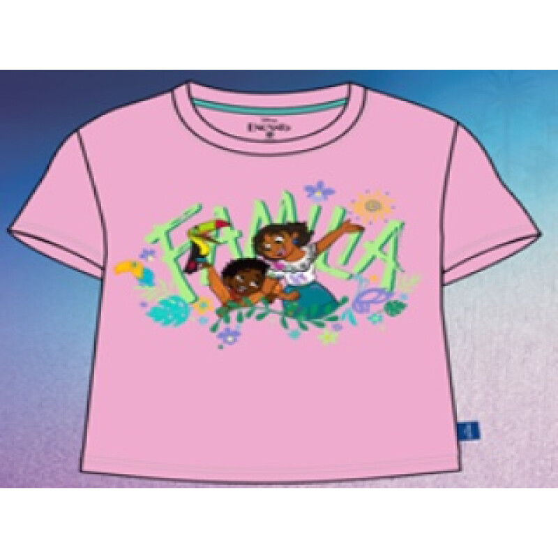 Tshirt - Disney - Disney Encanto Tshirt Algodon M/C (Familia ) de Niños - ENIISS23003 Rosado