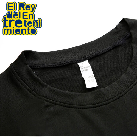 Conjunto Deportivo Camiseta termica Calza Niños X2 Negro