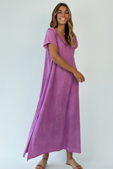 VESTIDO KAIMARI FUCSIA