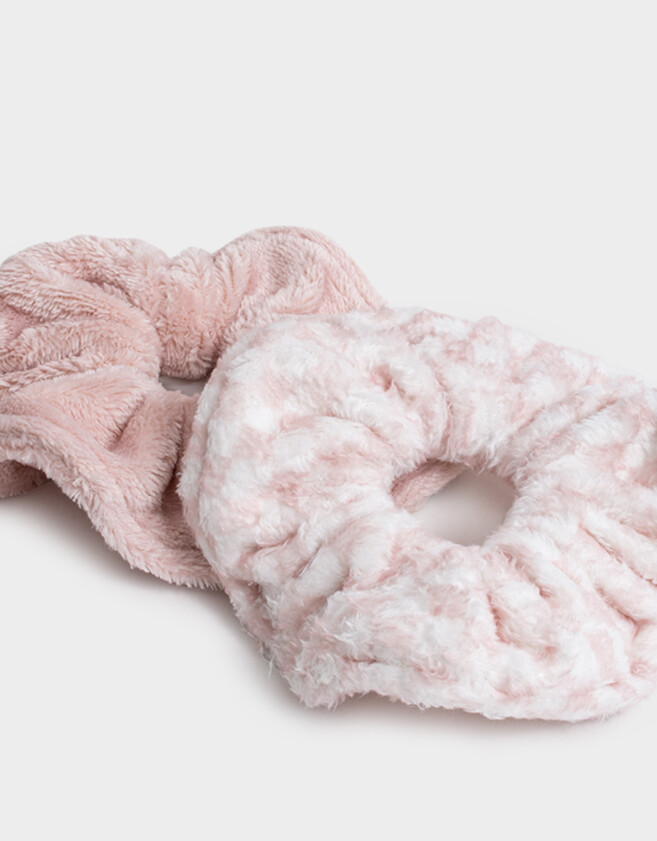 Skunzies Hair Care Set De Scrunchies - Combinacion Bicolor